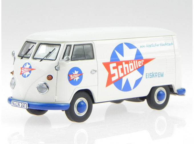 VOLKSWAGEN T1 box wagon, Scholler Ice cream, white