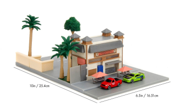 ACCESSORIES Diorama - Nano Toretto's Cafe' Scene Fast & Furious, Various