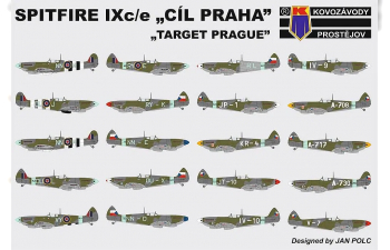 Сборная модель SUPERMARINE SPITFIRE MK IXE. “DESTINATION PRAGUE”