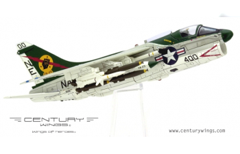 Vought A-7E Corsair II Diecast Model USN VA-25 Fist of the Fleet NE400 USS Ranger 1975 (Wings of Heroes)