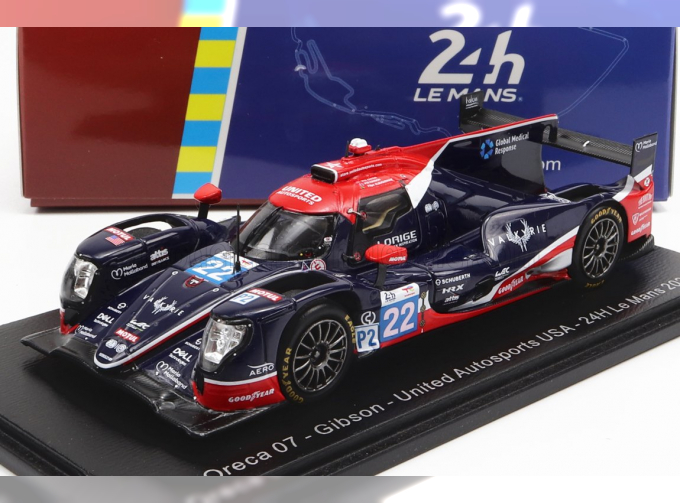 ORECA Gibson 07 Gk428 4.2l V8 Team United Autosports Usa N22 24h Le Mans (2022) P.Hanson - F.Albuquerque - W.Owen, Black Red