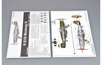 Сборная модель Американский истребитель North American P-51B Mustang