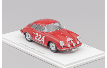 Porsche 356B T6 Carrera 2 #224 Monte Carlo Rally 1964 G. Klass - H. Wencher, red