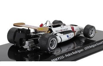 BRM F1 P153 №1 Belgium Gp Pedro Rodriguez (1970) , White Gold
