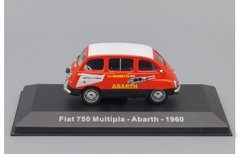FIAT 750 Multipla Abarth (1960), red / white