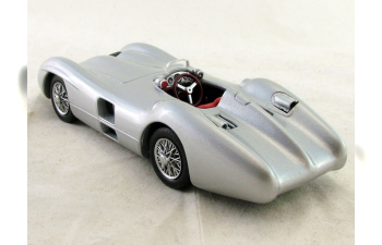 MERCEDES-BENZ W 196 R Streamlined Racing Car (1955), Mercedes-Benz Offizielle Modell-Sammlung 70, серебристый