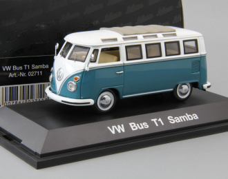 Volkswagen T1 Samba Bus, white / blue