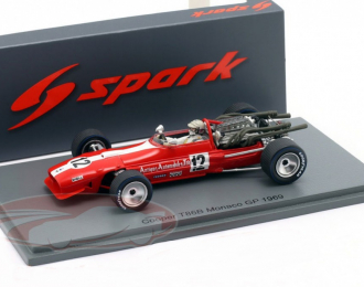 Cooper T86B №12 7th Monaco GP Formula 1 Vic Elford (1969)