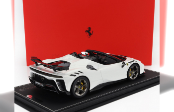 FERRARI Sf90 Xx Stradale Spider (2024) - Con Vetrina - With Showcase, Bianco Cervino - White Black