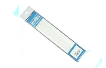 Пластиковый профиль прямоугольный 4мм*1,5мм* 250мм, 4шт