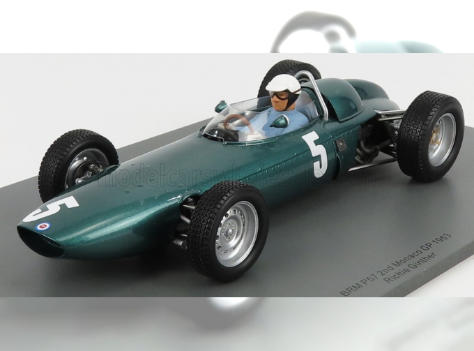 BRM F1 N5 Monaco Gp (1963) R.Ginther, Green Met