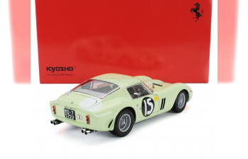 FERRARI 250 Gto Rhd №15 Winner Tourist Trophy Goodwood International (1962) Innes Ireland, Light Green