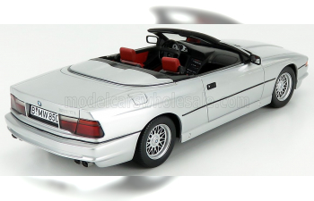 BMW 850ci Cabriolet Open (1990), Silver