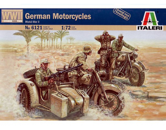 Сборная модель солдаты WWII German Motorcycles