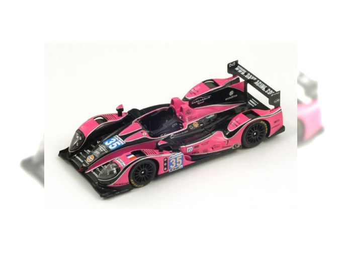 MORGAN - Nissan, 35, Oak Racing, Le Mans 2012 David Heinemeier Hansson - Bas Leinders - Maxime Martin, розовый