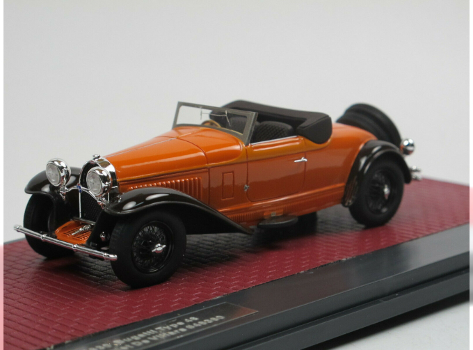 BUGATTI Type 46 Cabriolet de Villars #46360 (открытый) 1930 Orange