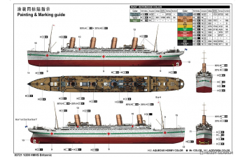 Сборная модель HMHS Britannic