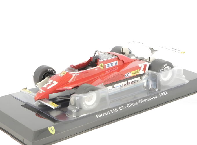 FERRARI 126 C2- 1982 - Gilles Villeneuve, Les Grandes Ferrari F1 Mythe et Passion