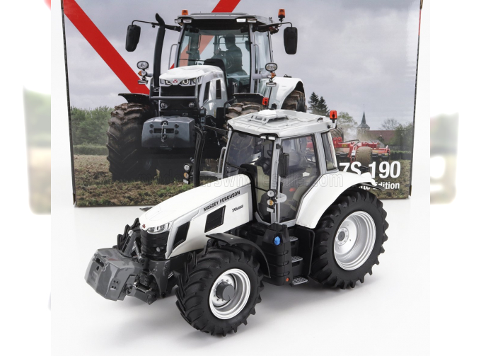 MASSEY FERGUSON Mf7s.190 Tractor White Edition (2022), White Grey