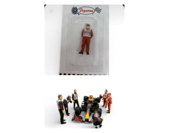 Фигурка маршала трассы в позе C / Track Oficial C