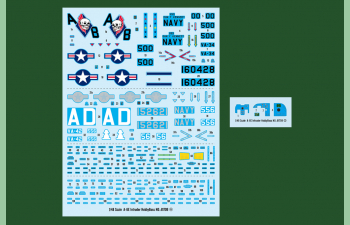 Сборная модель Самолет A-6E Intruder
