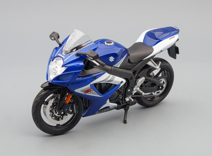 SUZUKI GSX-R750, blue/ black / white