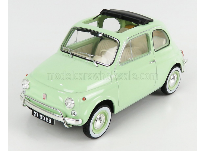 FIAT 500l Open Roof (1968), Light Green