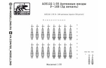 Антенные вводы Р-168 (3д печать)