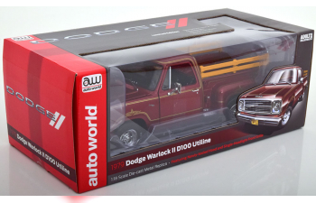 DODGE Warlock 2 D100 Utiline (1979), red metallic