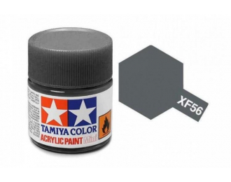 Краска акриловая серый металик матовый XF-56 Metallic Grey,10мл.