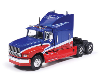 FORD AEROMAX Tractor Truck 3-assi (1990), blue/red