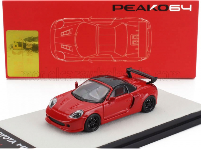 TOYOTA Mr2-s Spider Cabriolet Closed (2000), Red Black