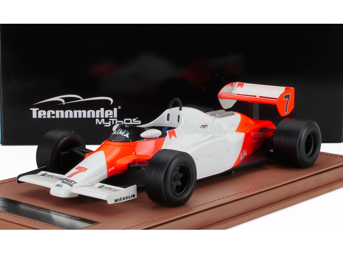 McLAREN F1 Mp4/1c №7 Monaco Gp With Rain Tires (1983) John Watson, White Red