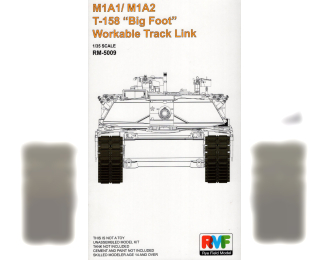 Сборная модель M1A1/M1A2 T-158 "Big Foot" Workable Track Link