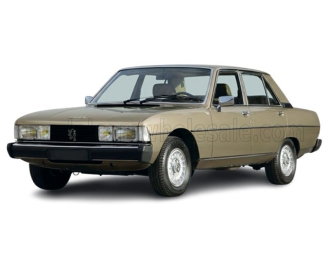 PEUGEOT 604 SL (1976), light brown