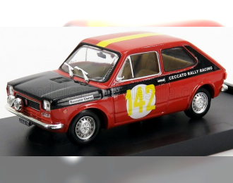 FIAT 127 1 Series 2-door Bassano Corse N142 Rally 2 Valli (1972) Ceccato, Red Black