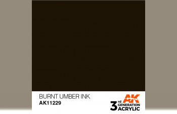 Краска акриловая 3rd Generation BURNT UMBER INK