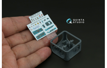 3D Декаль интерьера кабины МиГ-21БИС Ранний (с системой Лазурь-М) (Eduard) (с 3D-печатными деталями)