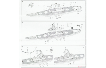 Сборная модель BB-58 Indiana