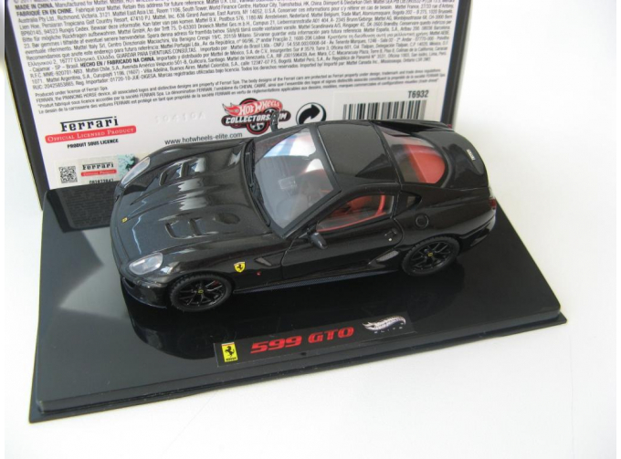 (Уценка!) FERRARI 599 GTO (2010), black