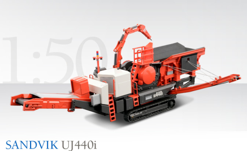 SANDVIK UJ440i Mobile Brecheranlage, 1:50