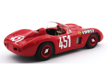 FERRARI 500tr Spider №451 Winner Class Mille Miglia (1957) Gino Munaron, Red