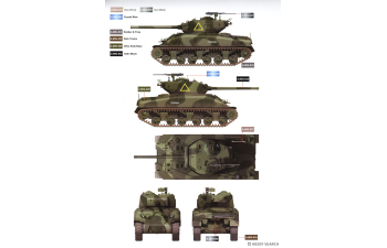 Сборная модель Sherman M4A1 76W