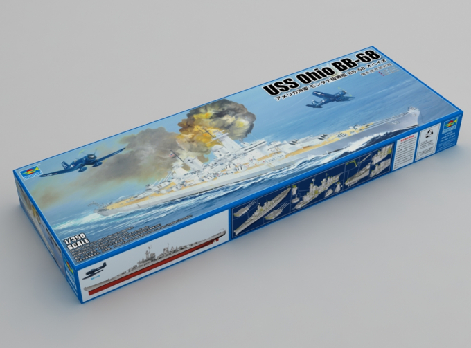 Сборная модель Американский линкор USS "Ohio" BB-68