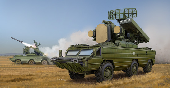 Сборная модель ЗРК ОСА 9К-33 (SA-8 GECKO)