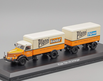 KRUPP Titan mit Anhänger "Pfanni", orange / beige