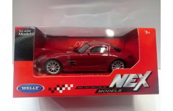 MERCEDES-BENZ SLS AMG (2014), red