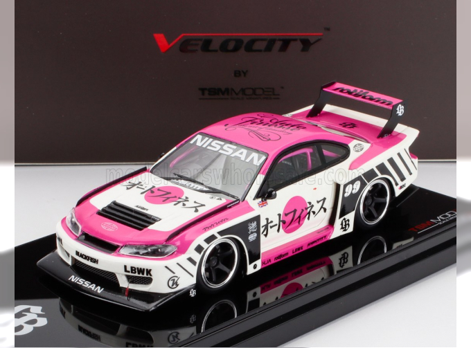NISSAN Silvia (s15) Lb Super Silhouette №99 Auto Finessse Sema (2023), White Black Pink