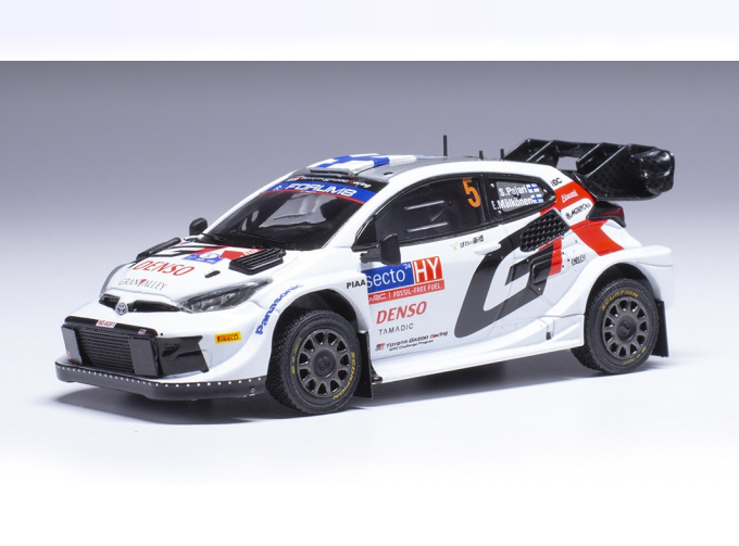 TOYOTA Yaris Gr Rally1 Team Toyota Gazoo Racing Wrt №5 4th Rally Finland (2024) Sami Pajari - Enni Malkonen, White