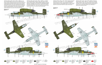 Сборная модель Heinkel He 162 Spatz